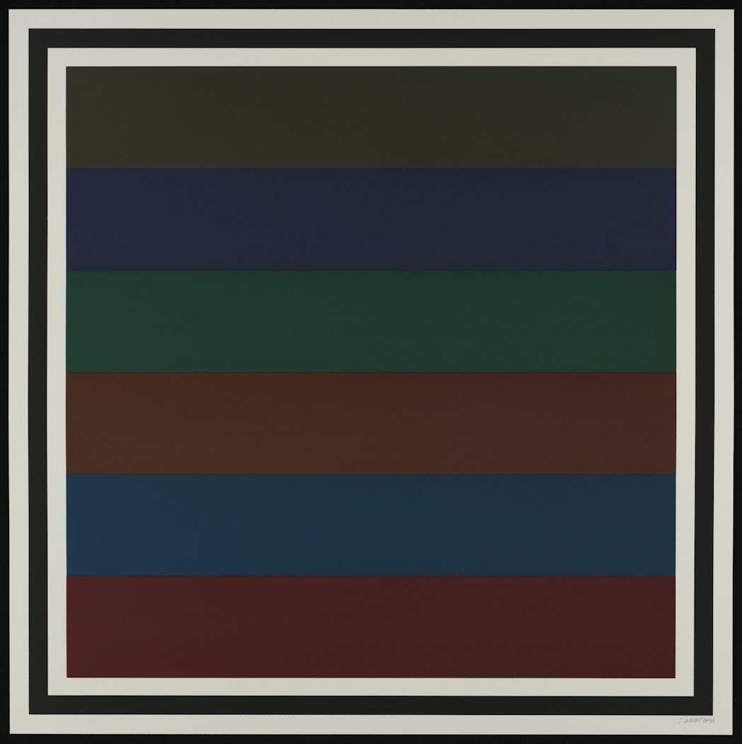 Horizontal Bands, Colors Superimposed