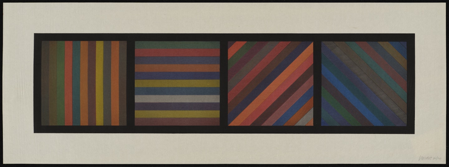 Horizontal Rectangle from Bands of Lines in Four Directions