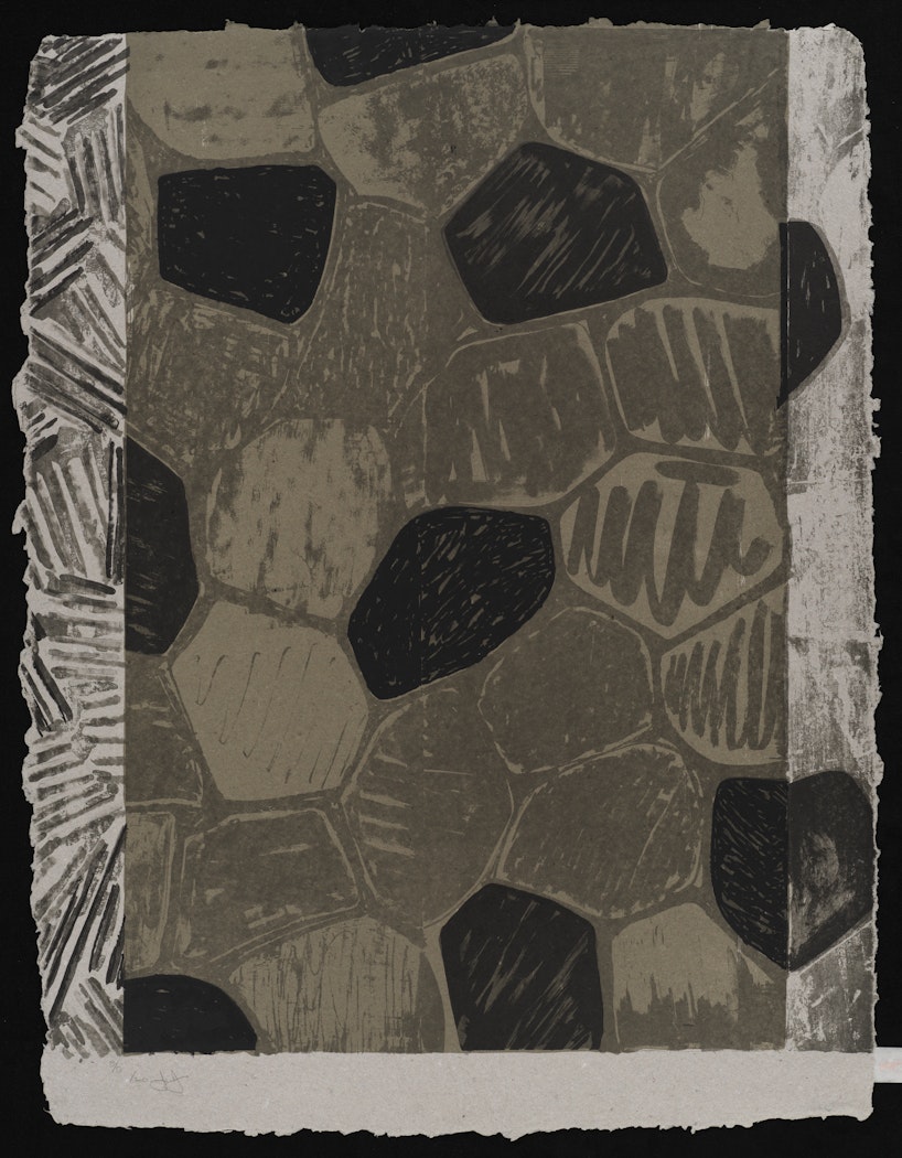 Four Panels from Untitled 1972 (Grays and Black)