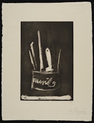 Paint Brushes from the portfolio 1st Etchings, 2nd State