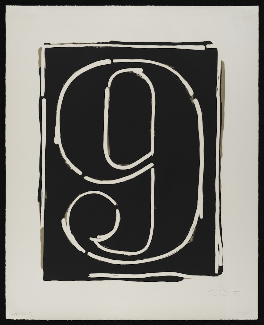 Figure 9 from the Black Numeral Series