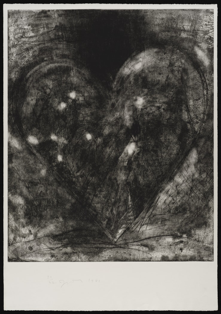 Etching Heart