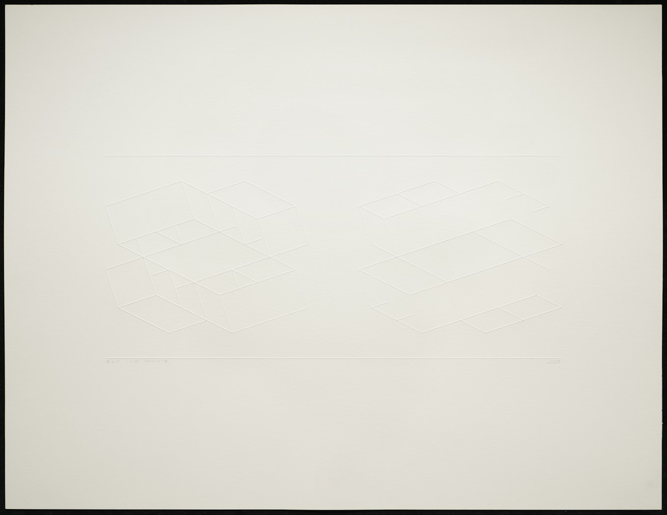 Embossed Linear Construction 1-D