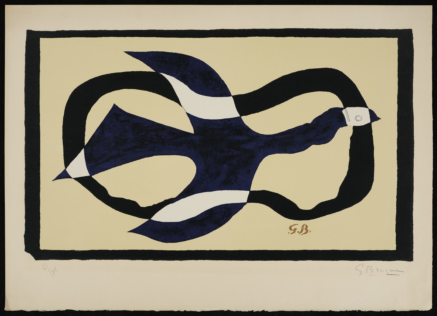 Oiseau traversant un nuage (Oiseau XI) (Bird Crossing a Cloud [Bird XII]