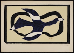 Oiseau traversant un nuage (Oiseau XI) (Bird Crossing a Cloud [Bird XII]