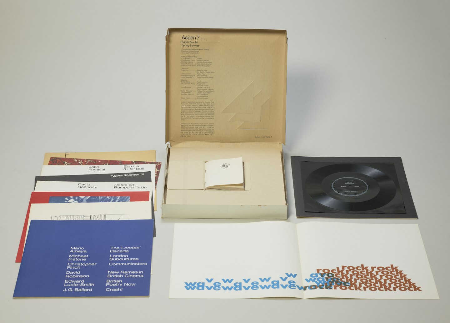 Aspen, the magazine in a box, Vol. 1 No. 7, British Box