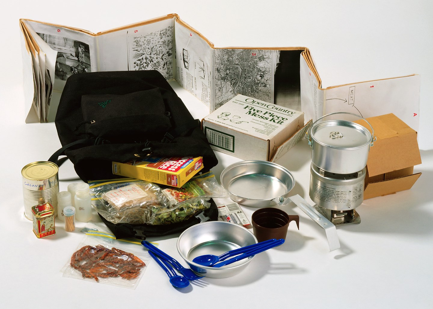 studio view of objects displayed