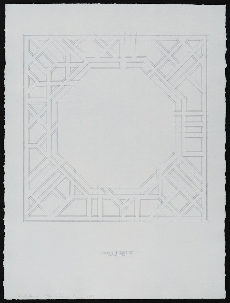 Third Stencil of "The Four Stencils"