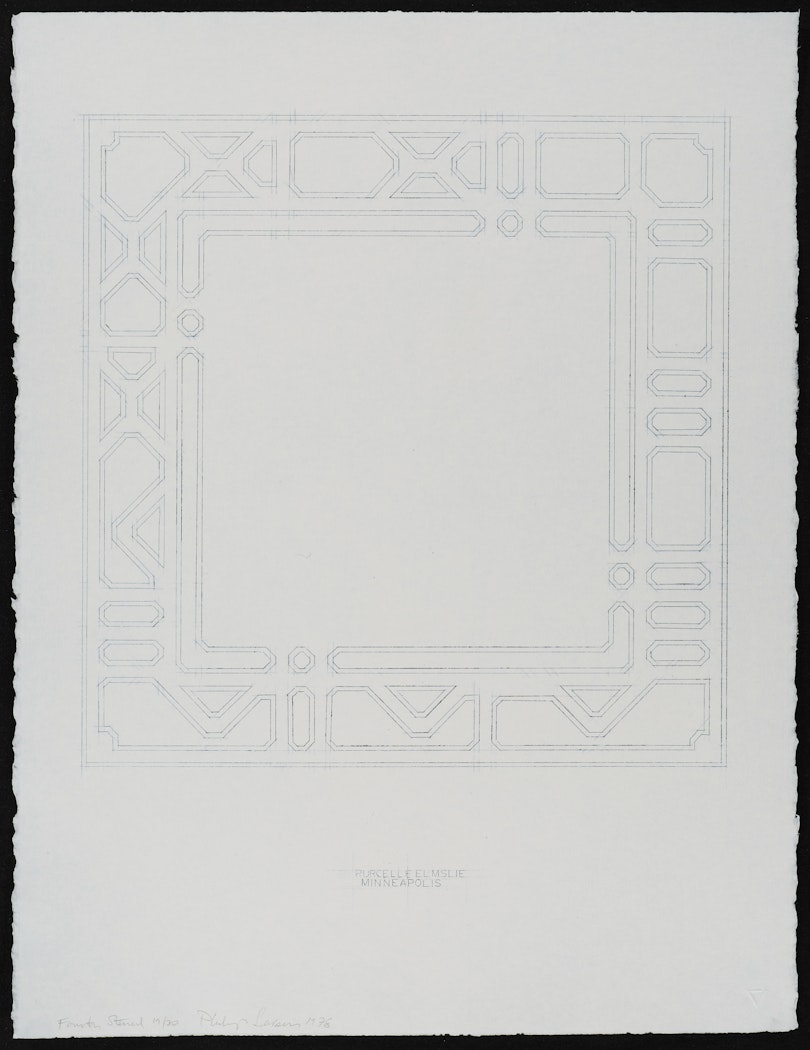 Fourth Stencil of "The Four Stencils"