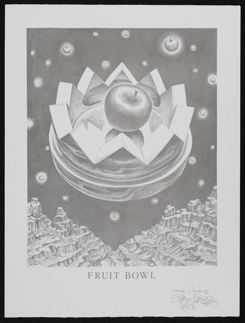 Fruit Bowl with Apple from the Giant Ceramics Series