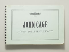 27'10.544": For a Percussionist