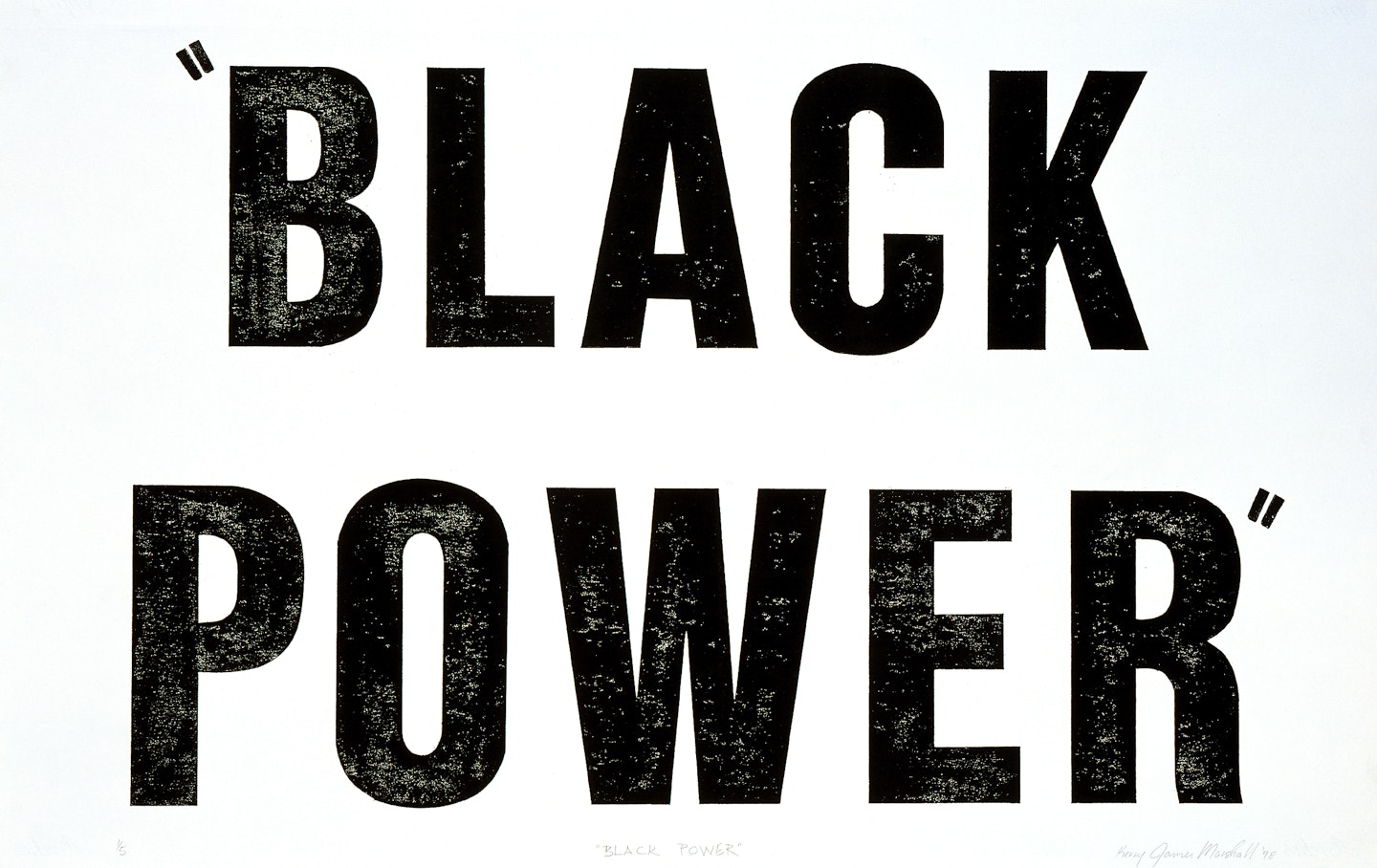 "BLACK POWER"