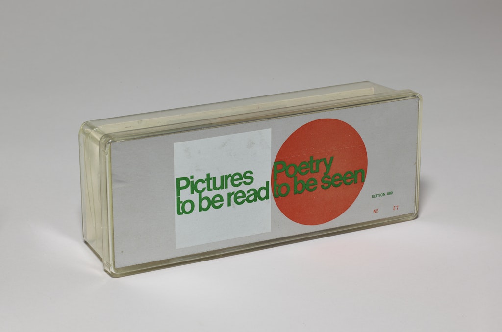 Pictures to Be Read Poetry to be Seen