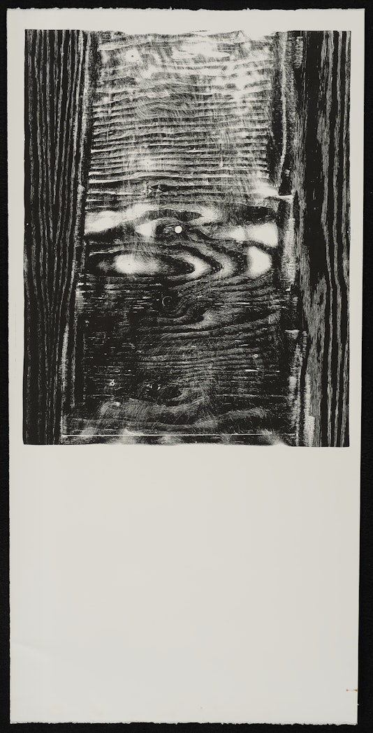 Essence Mulberry (one of set of four unsigned proofs from alternate woodblocks)