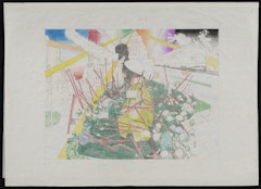 Drawing for Edo Period (1603–1868) from the Walking space in the exhibition Tokyo: Form and Spirit