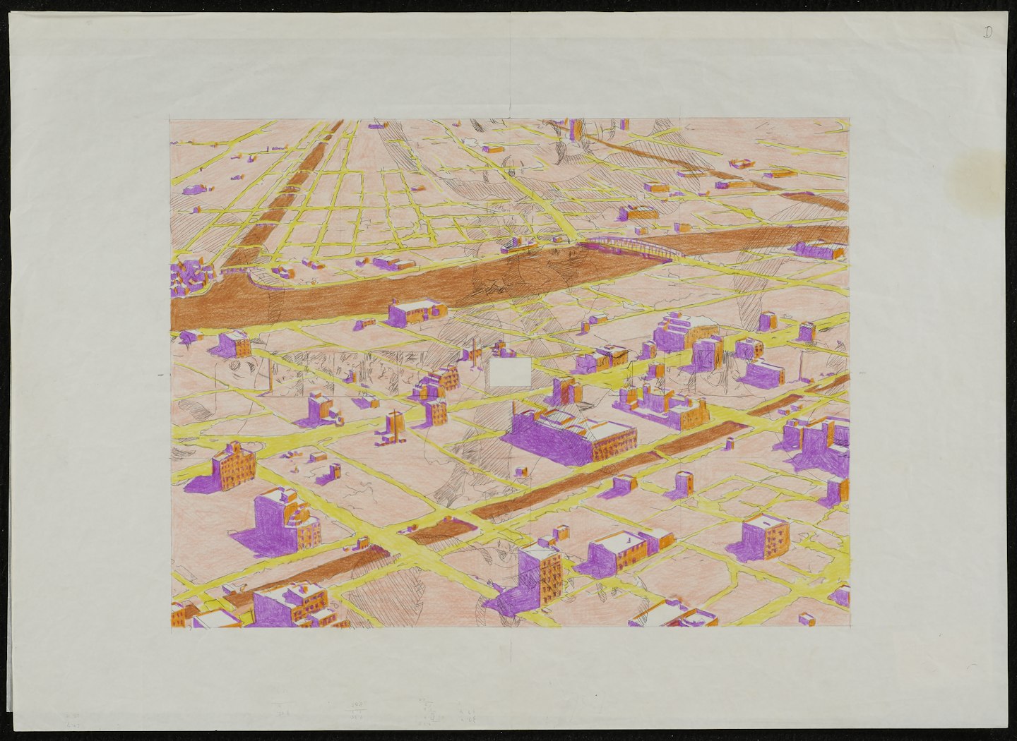 Drawing for Paradise from the Walking space in the exhibition Tokyo: Form and Spirit