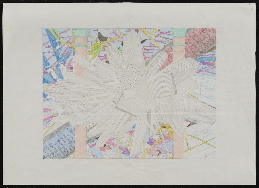 Drawing for Present from the Walking space in the exhibition Tokyo: Form and Spirit