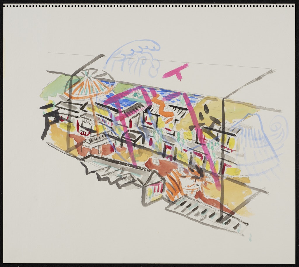 study for Walking Space from the exhibition Tokyo: Form and Spirit