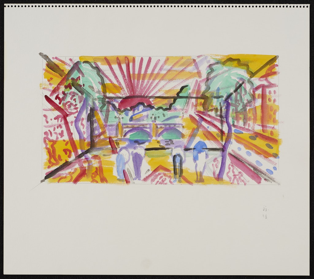 study for Walking Space from the exhibition Tokyo: Form and Spirit