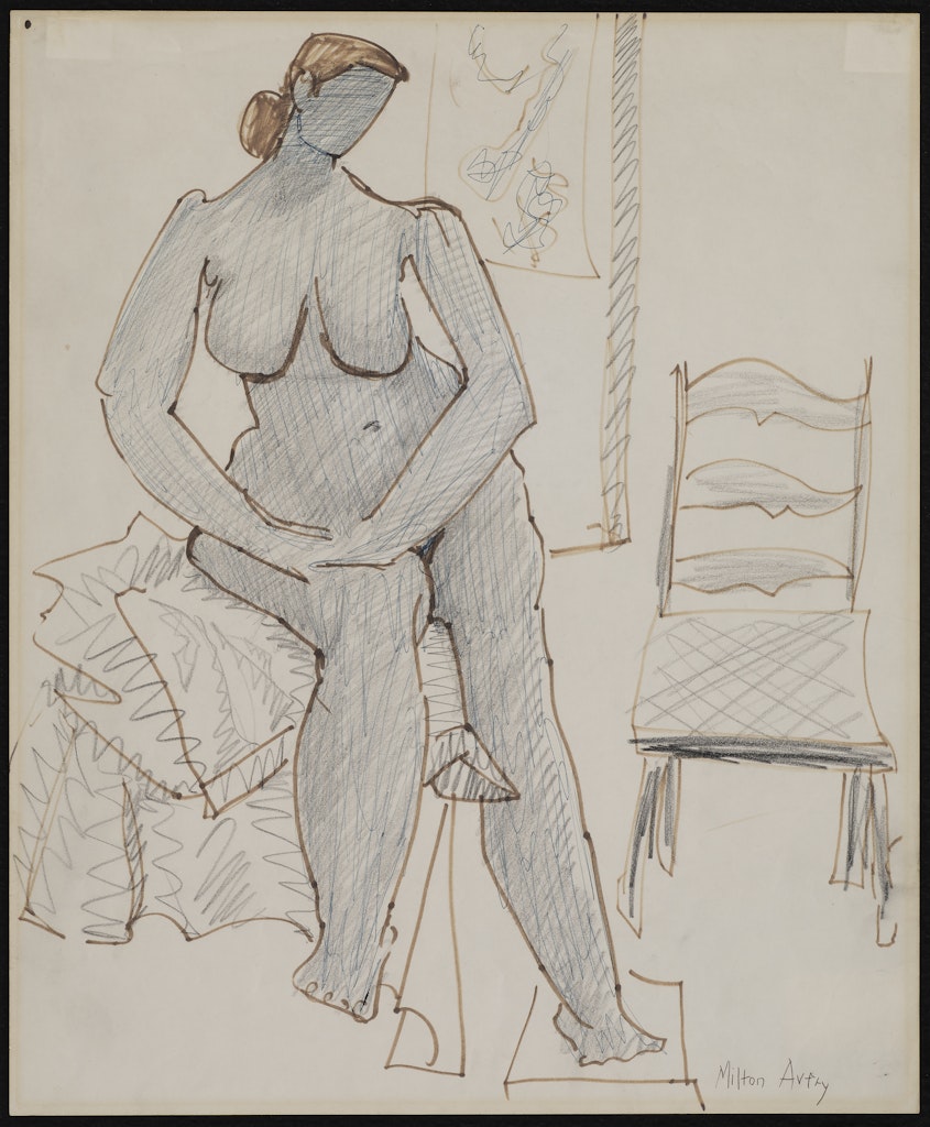 Nude with Chair