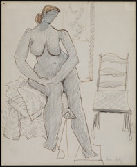 Nude with Chair