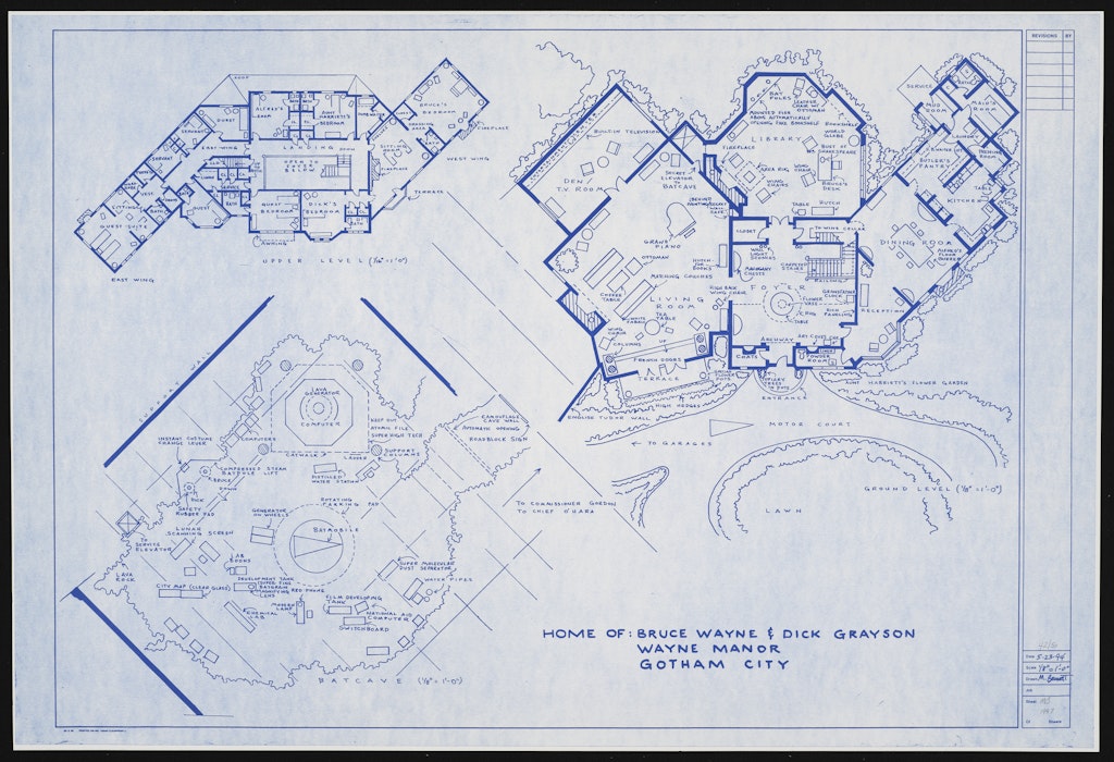 Home of Bruce Wayne & Dick Grayson [Batman] from Portfolio II
