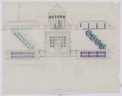 Plan and Elevation in Progress, Cowles Conservatory