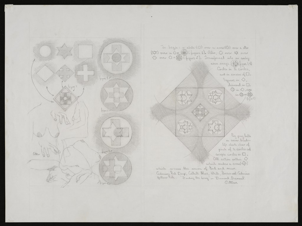 Drawing for Diamond, Diamond or Finding the Way