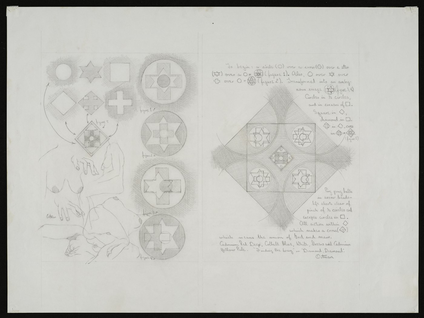 Drawing for Diamond, Diamond or Finding the Way