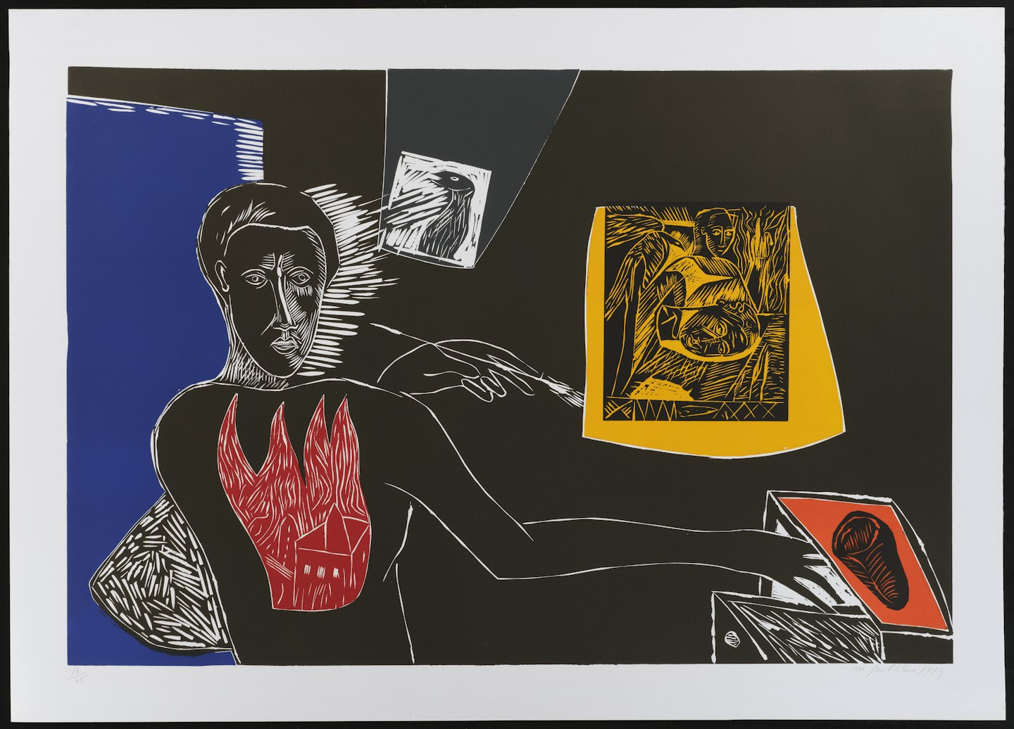 Introibo Ad Altare Dei  from an untitled portfolio drawn from James Joyce's Ulysses