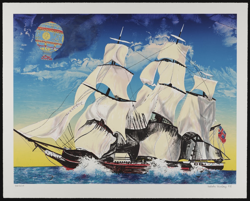 Flying Cloud with Montgolfiere Balloon