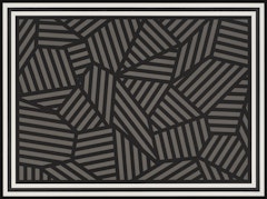 Complex Form with Black and Gray Bands