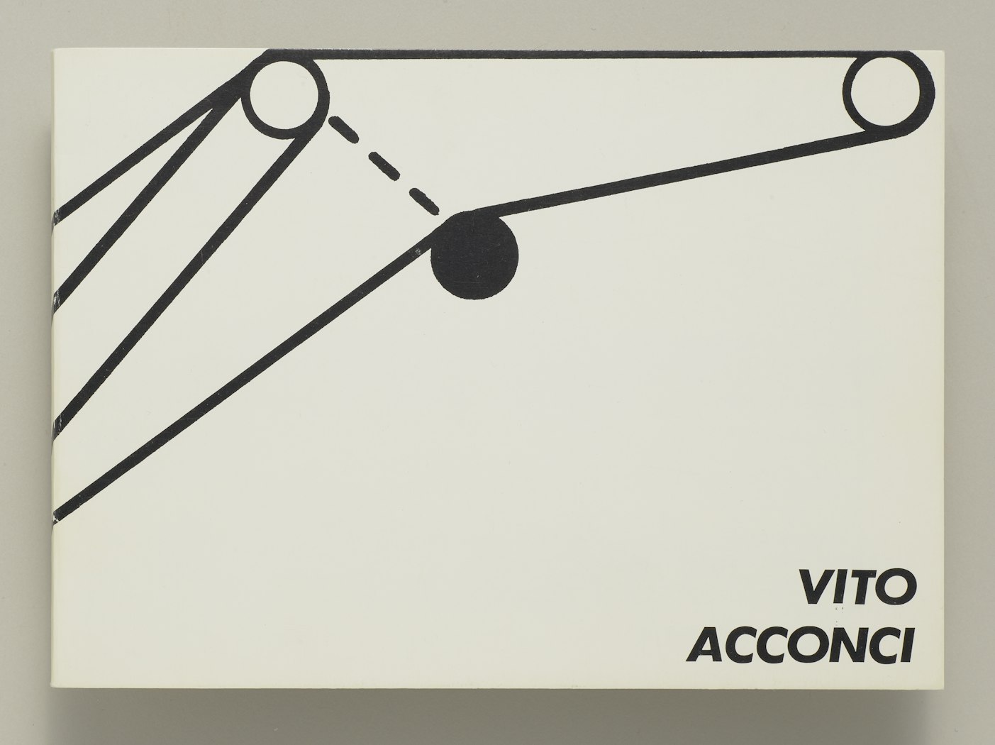 Vito Acconci: Catalogue of Headlines and Image