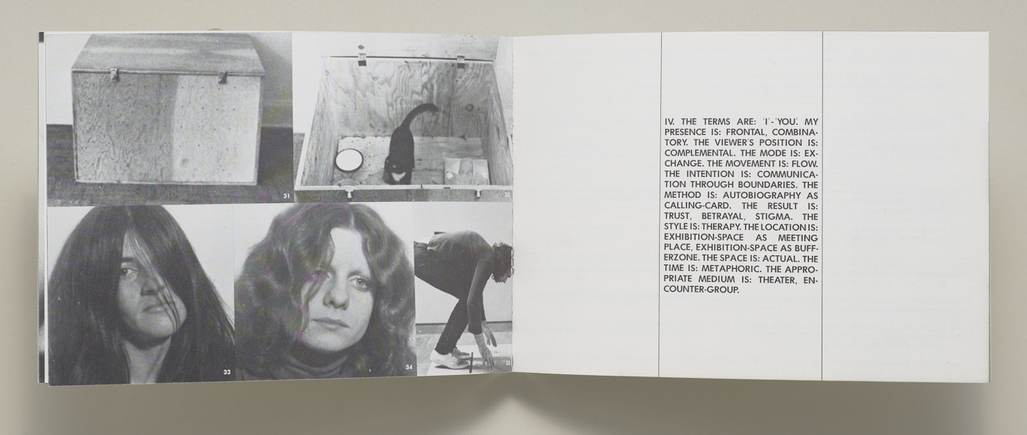 Vito Acconci: Catalogue of Headlines and Image