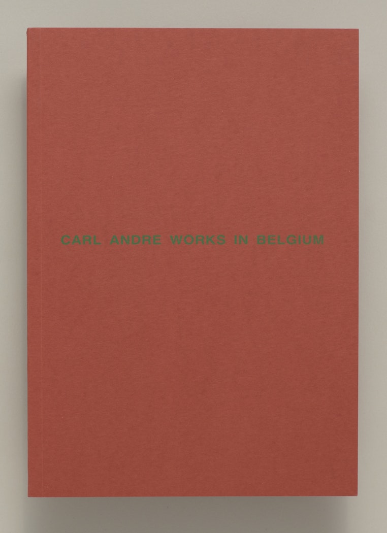 Carl Andre works in Belgium