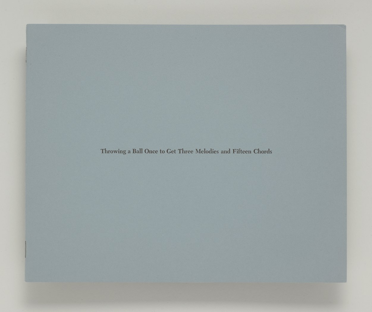 Throwing a Ball Once to Get Three Melodies and Fifteen Chords