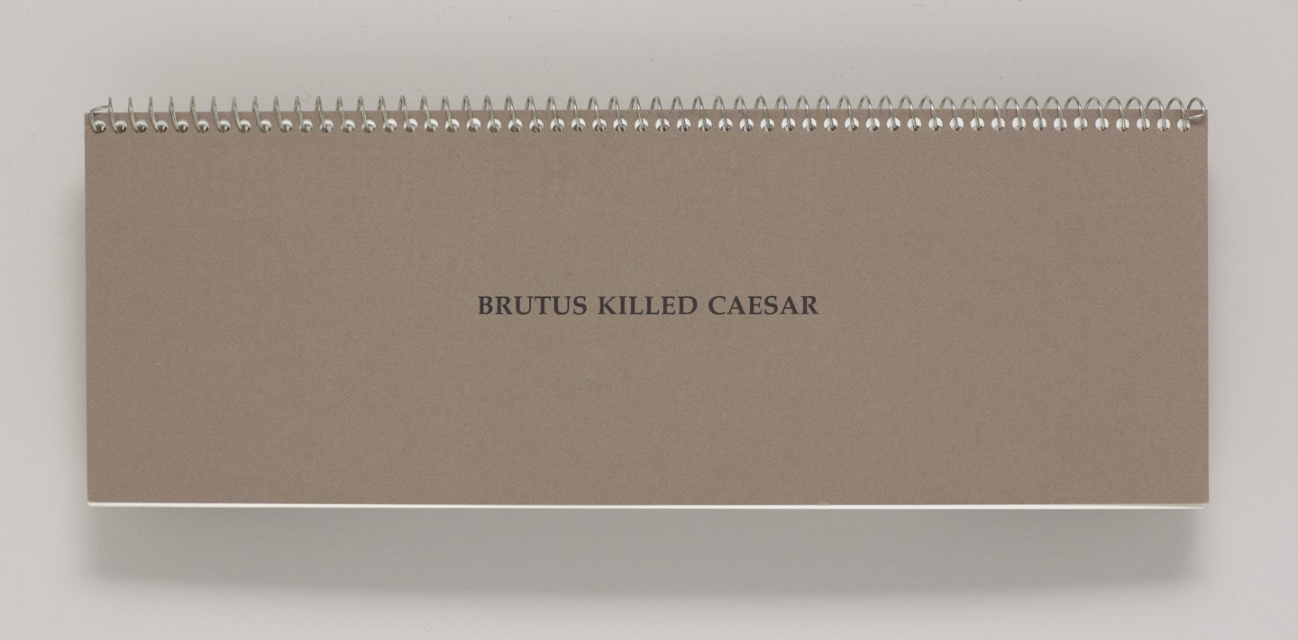 Brutus Killed Caesar