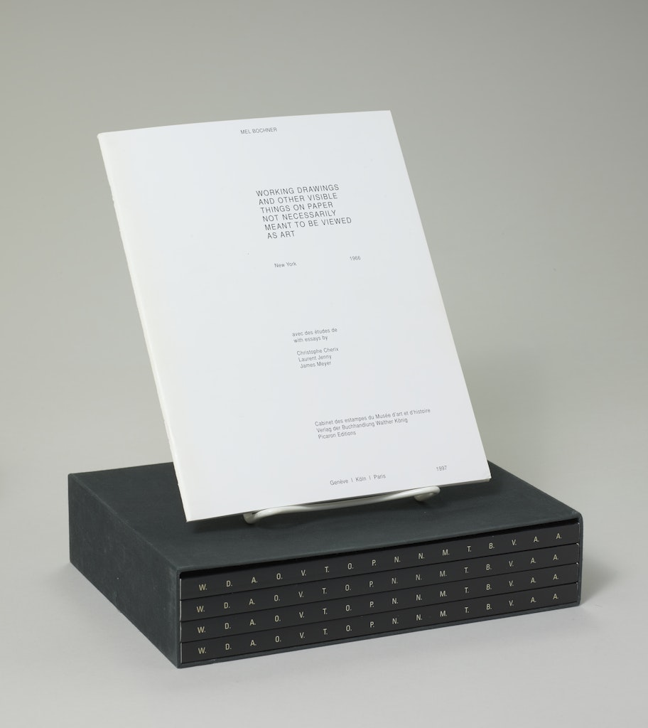 Working Drawings and Other Visible Things on Paper Not Necessarily Meant to be Viewed as Art