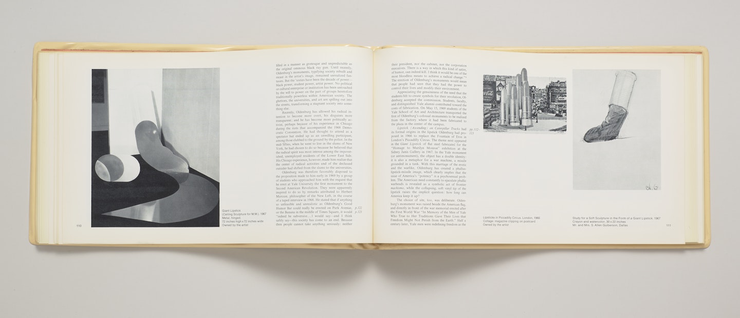 Claes Oldenburg (This book is about the work of Claes Oldenburg. It was written by Barbara Rose for The Museum of Modern Art)