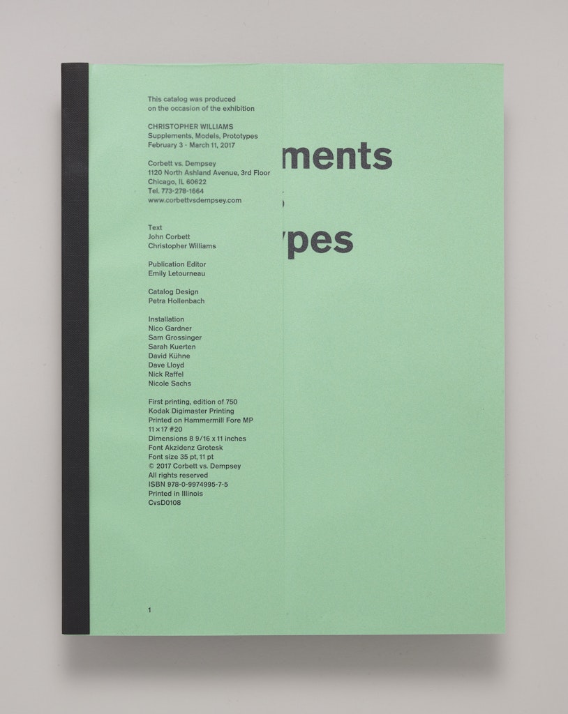 Supplements, Models, Prototypes