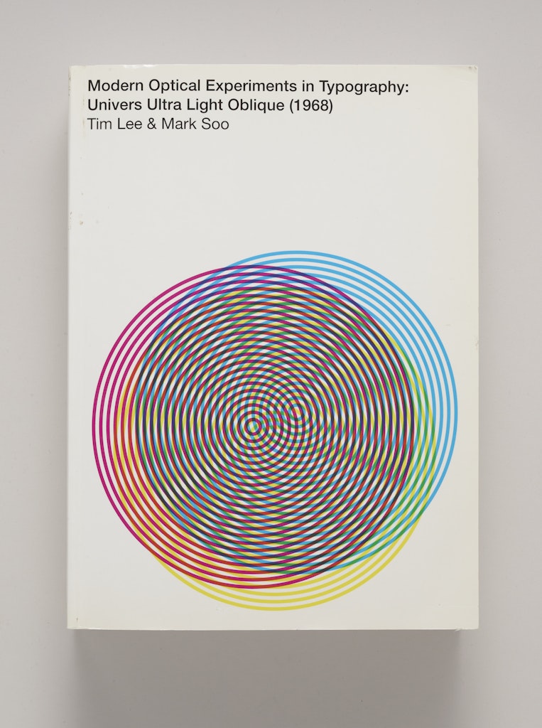 Modern Optical Experiments in Typography: Univers Ultra Light Oblique (1968)