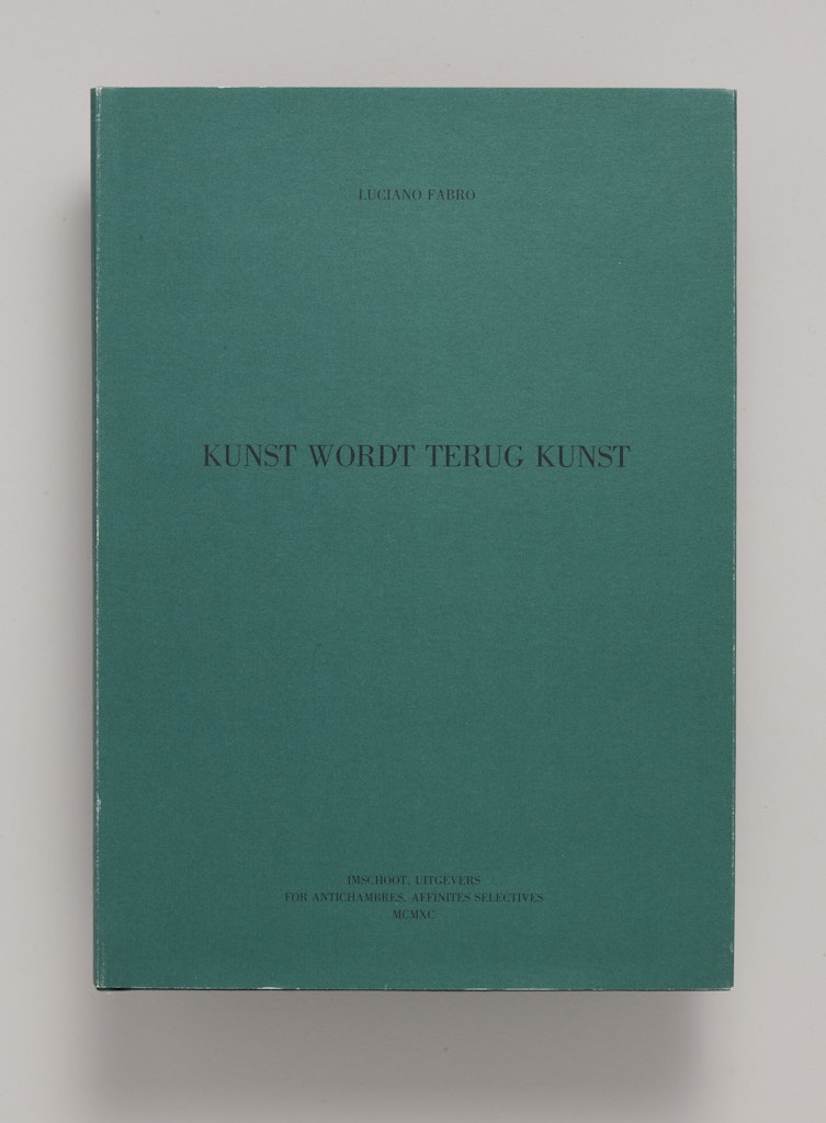 Kunst wordt terug kunst