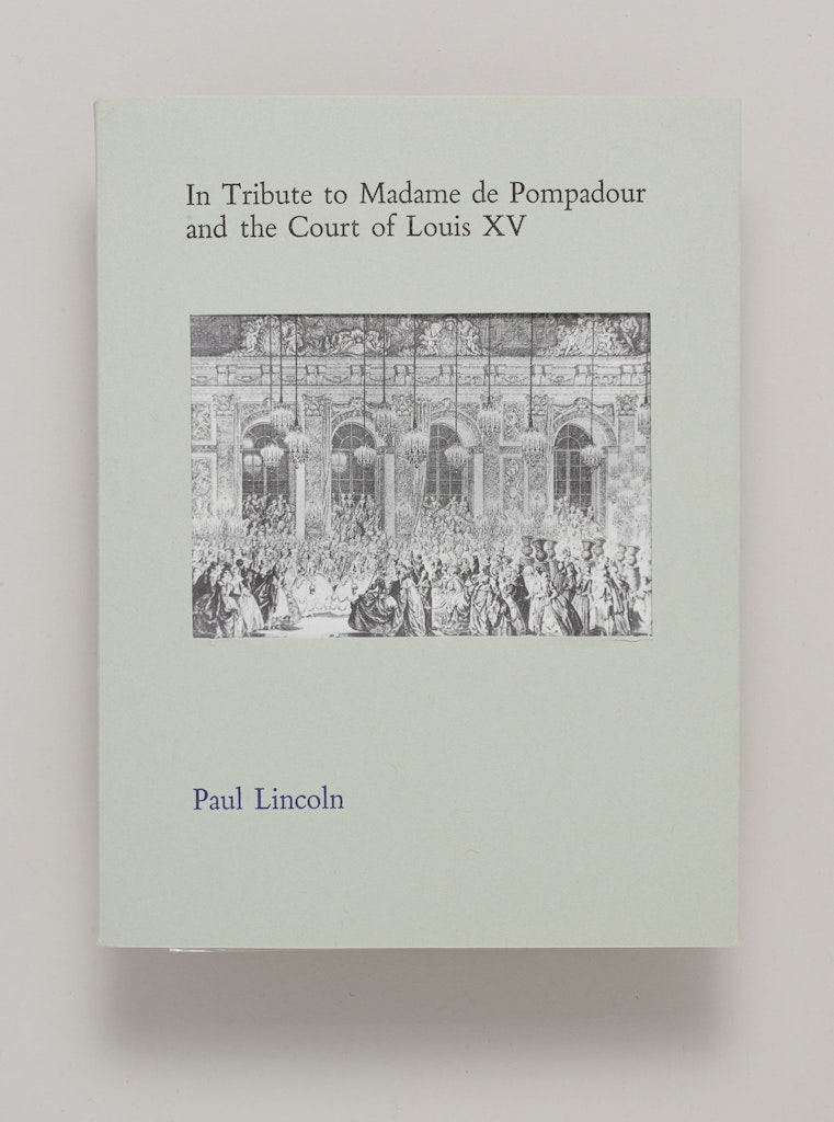 In Tribute to Madame de Pompadour and the court of Louis XV