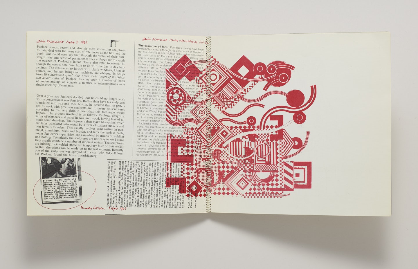 Eduardo Paolozzi: Exhibition in the Hatton Gallery February 1965
