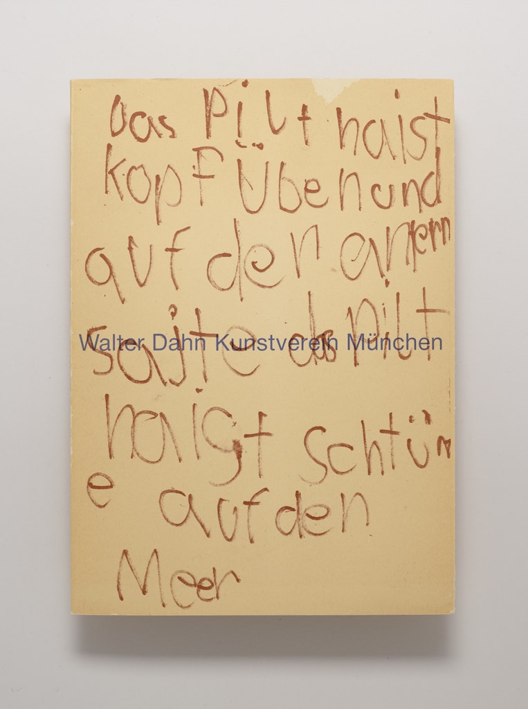 Walter Dahn: Kunstverein Munchen