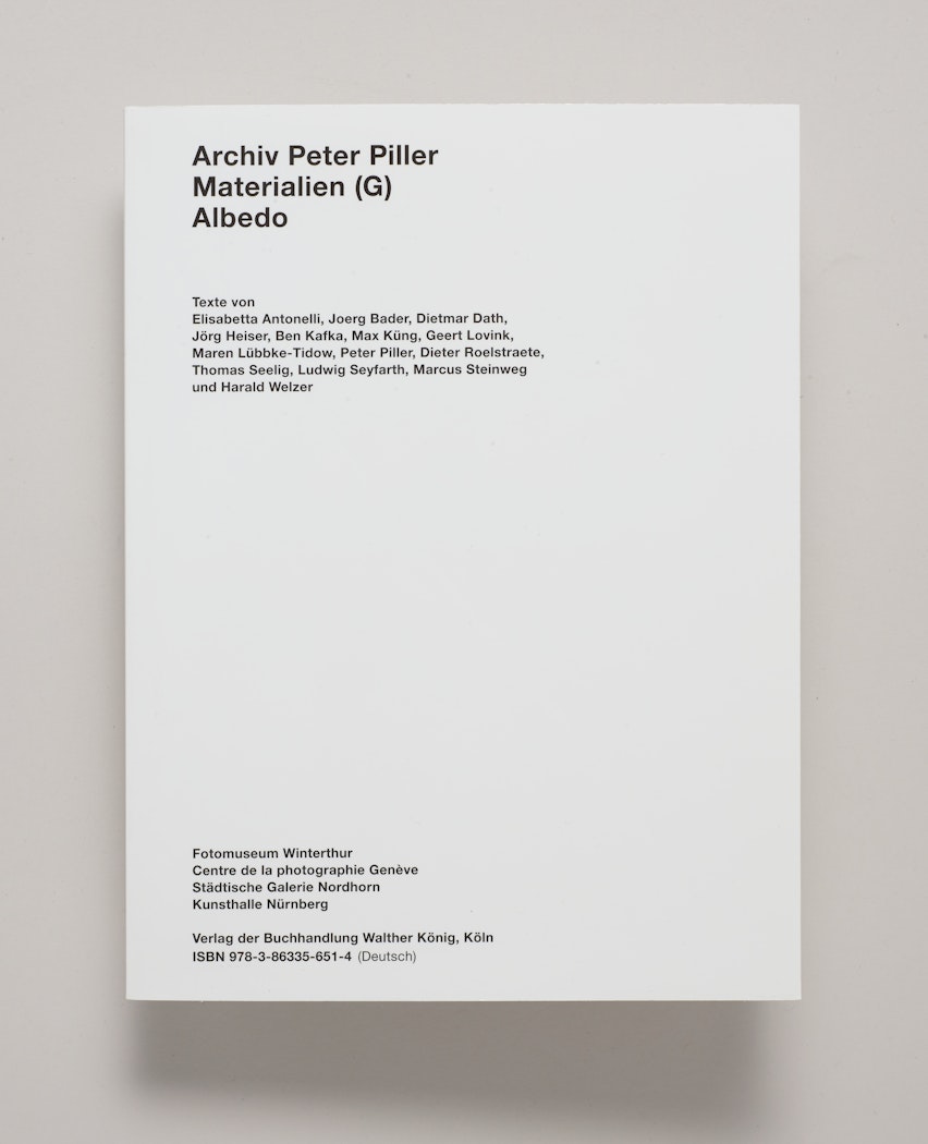Archive Peter Piller : Materials (G) 