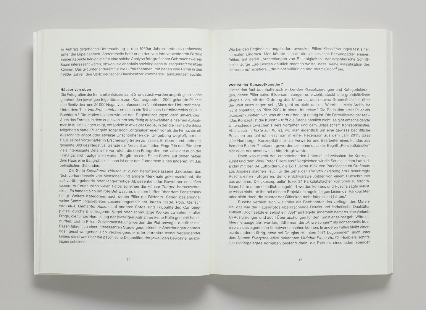 Archive Peter Piller : Materials (G) 