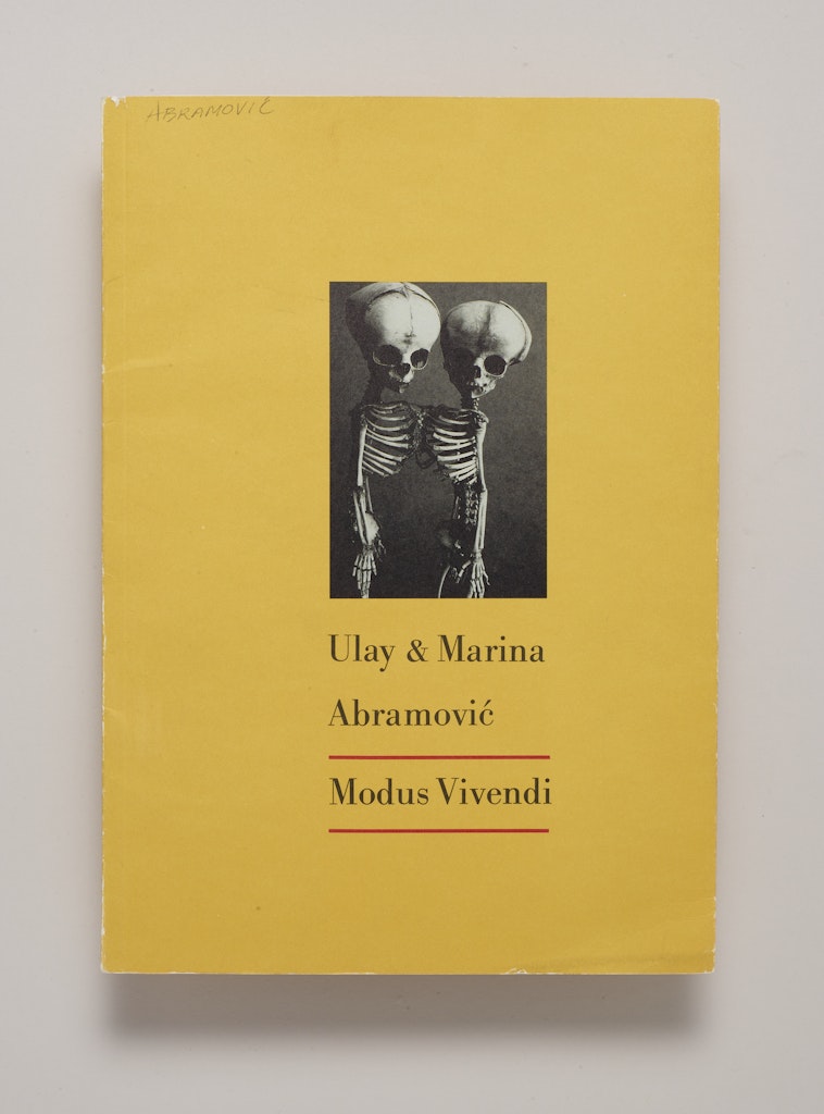 Modus Vivendi: Ulay & Marina Abramović 1980-1985