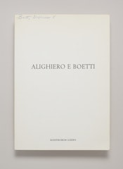 Alighiero E Boetti