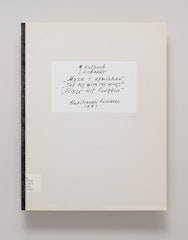 Mukha s kryl iami / Ilia Kabakov = Fliege mit Flugeln = The Fly With the Wings: Installation, Kunstverein Hannover